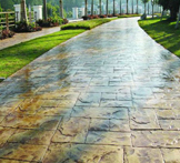 青年公園藝術(shù)壓模地坪