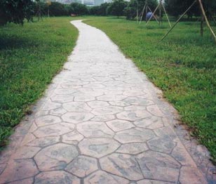 混凝土壓模地坪