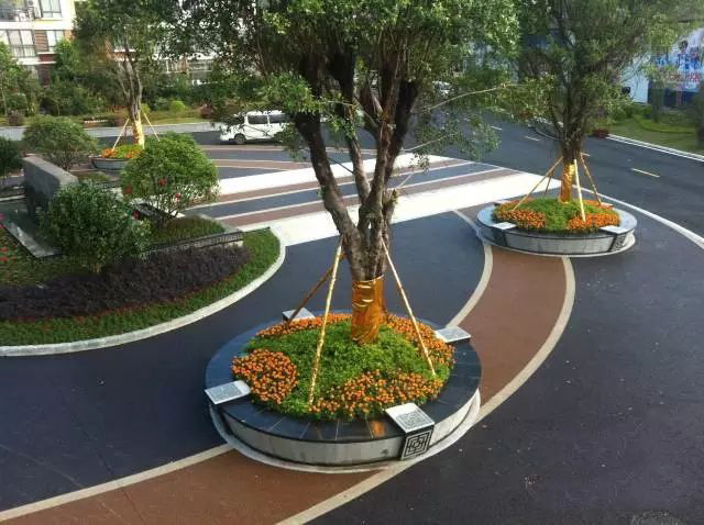 達州彩色混凝土路面